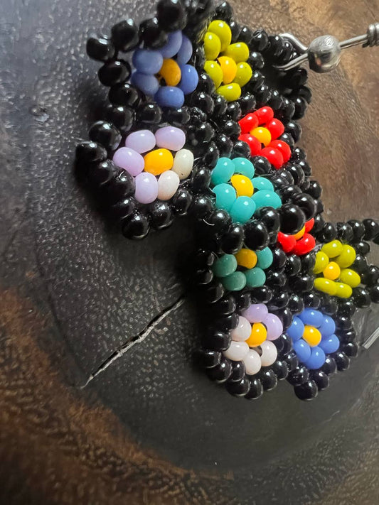 Pendientes Blanco y Negro Inga