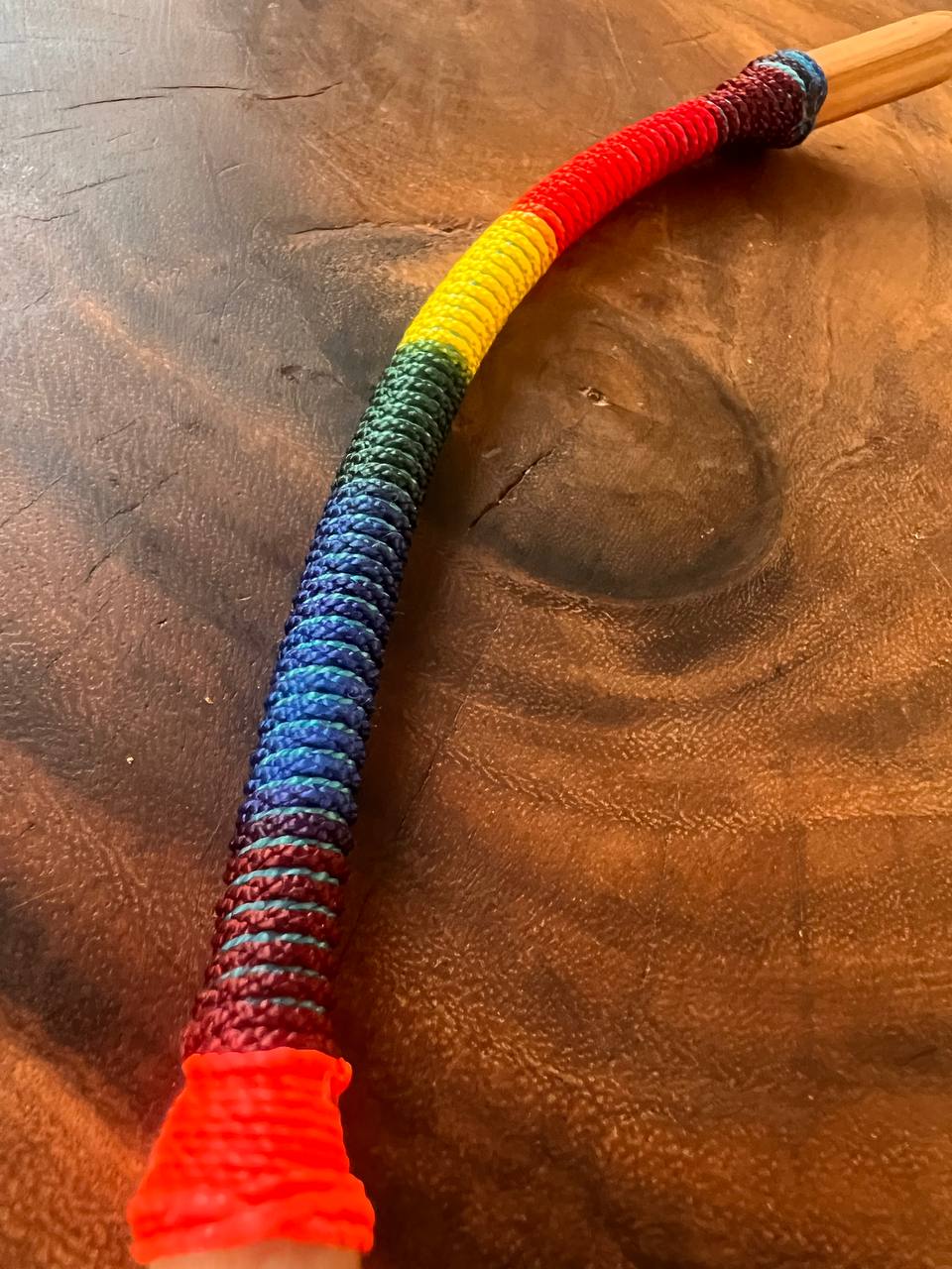 Tepi de bambú flexible de color arcoíris