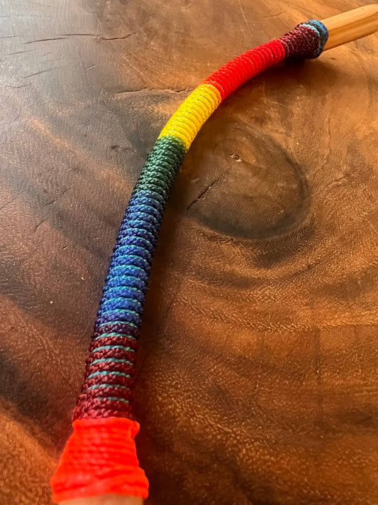 Tepi de bambú flexible de color arcoíris