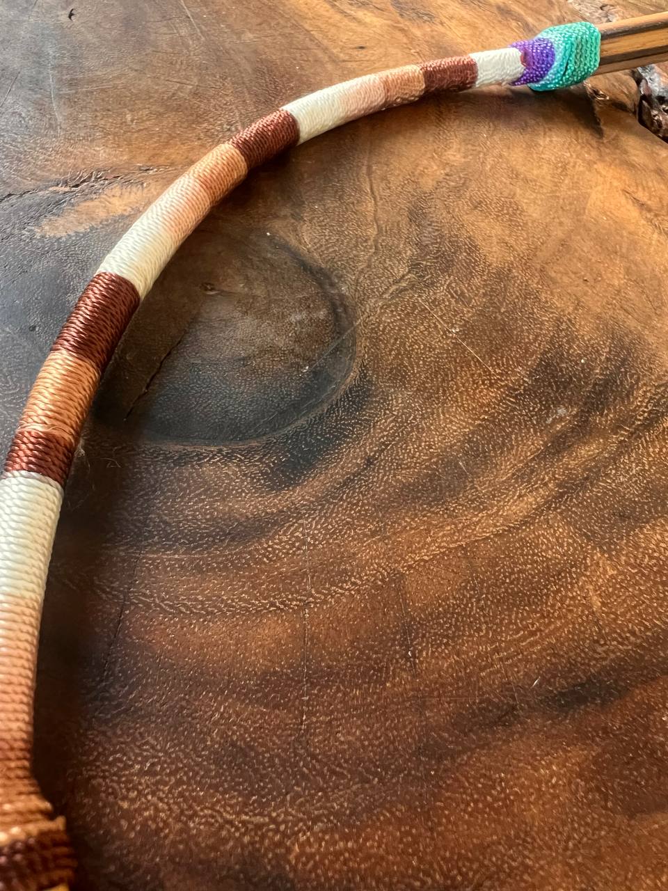 Tepi de bambú flexible de color arcoíris