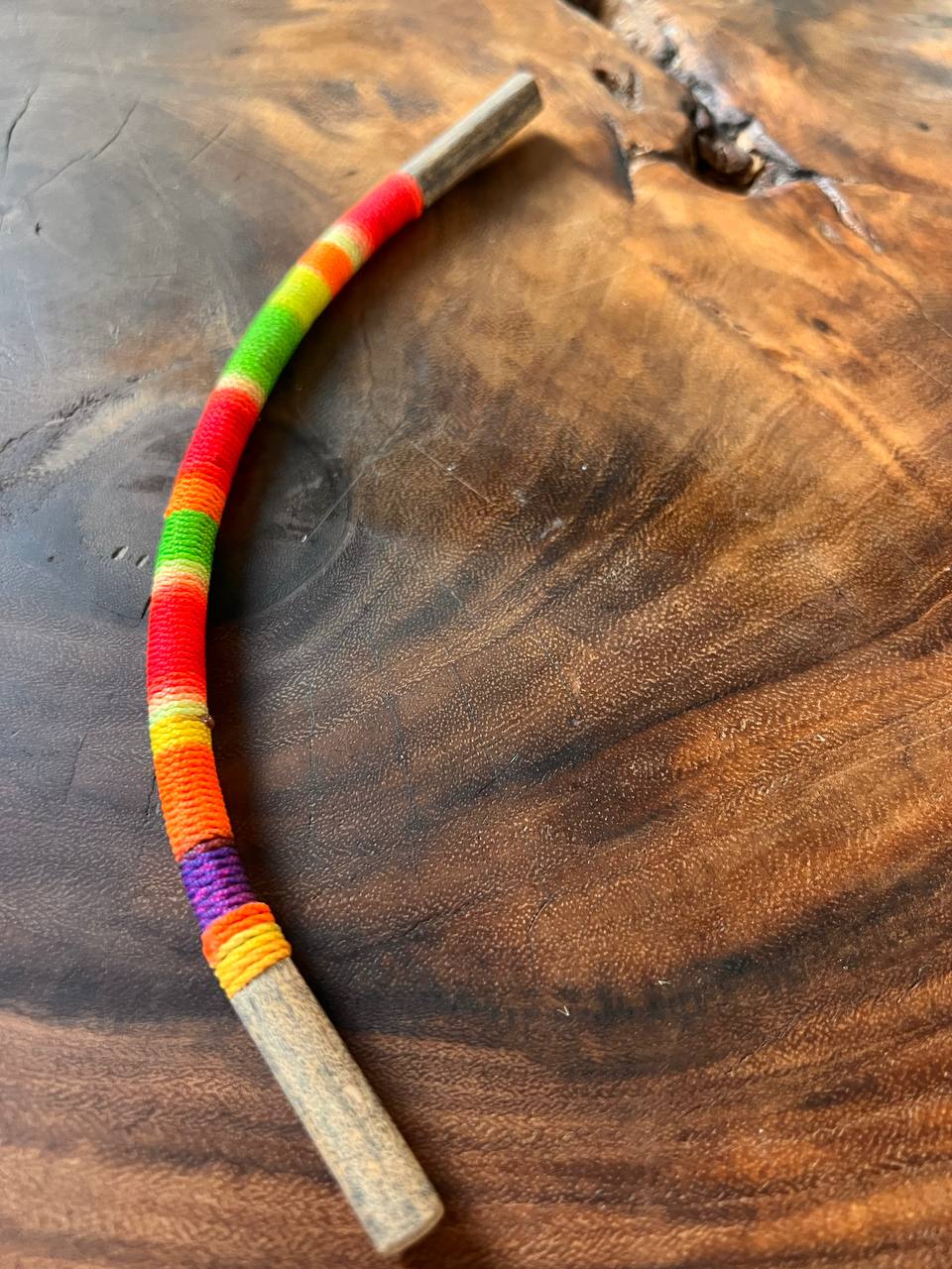 Tepi de bambú flexible de color arcoíris