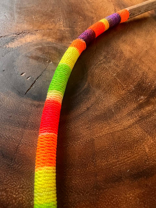 Tepi de bambú flexible de color arcoíris