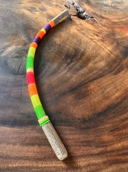 Tepi de bambú flexible de color arcoíris