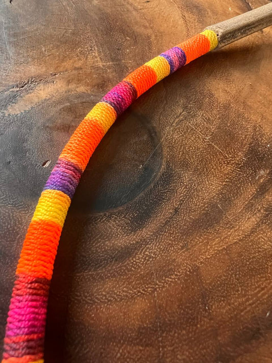 Tepi de bambú flexible de color arcoíris