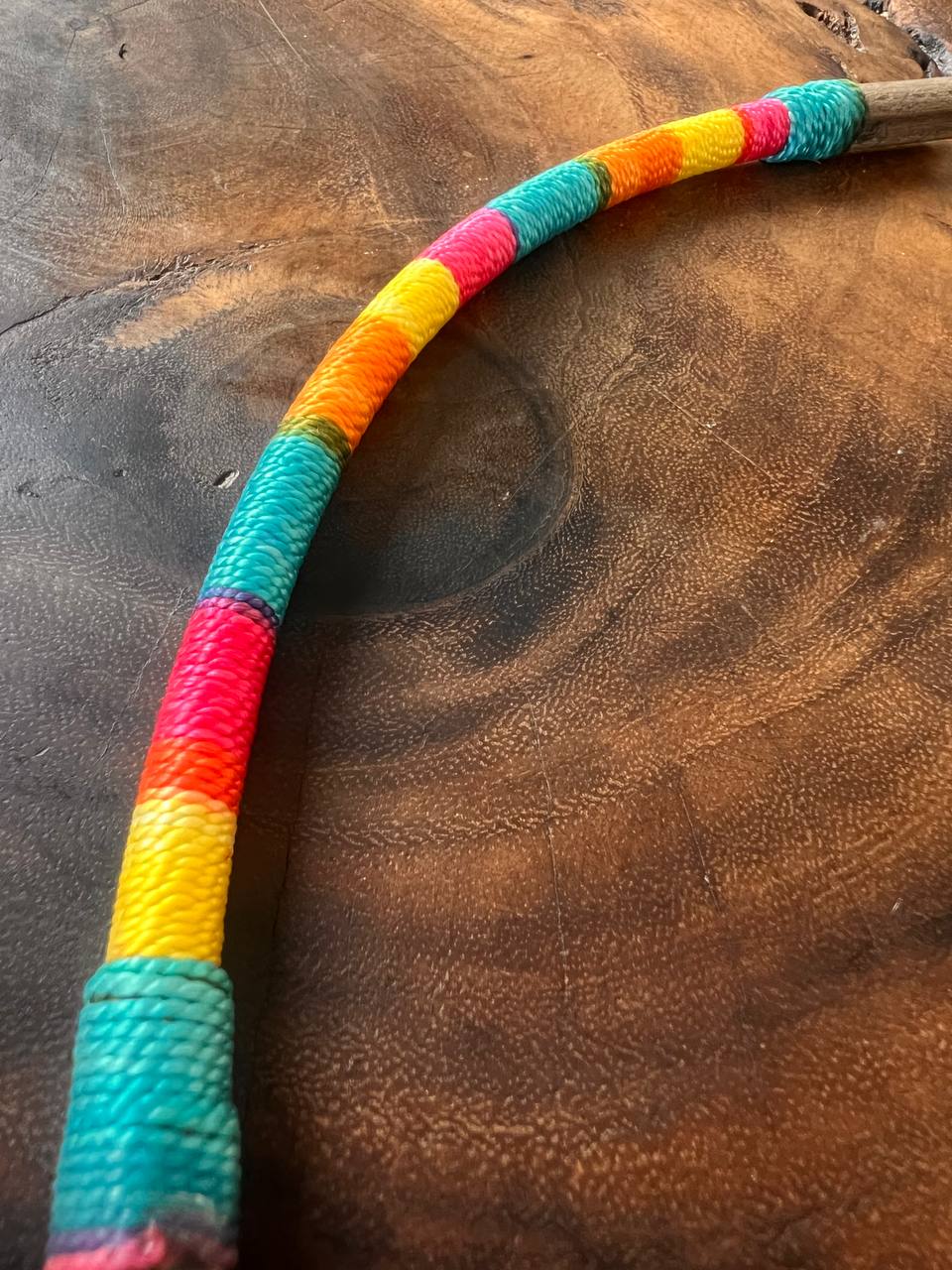 Tepi de bambú flexible de color arcoíris