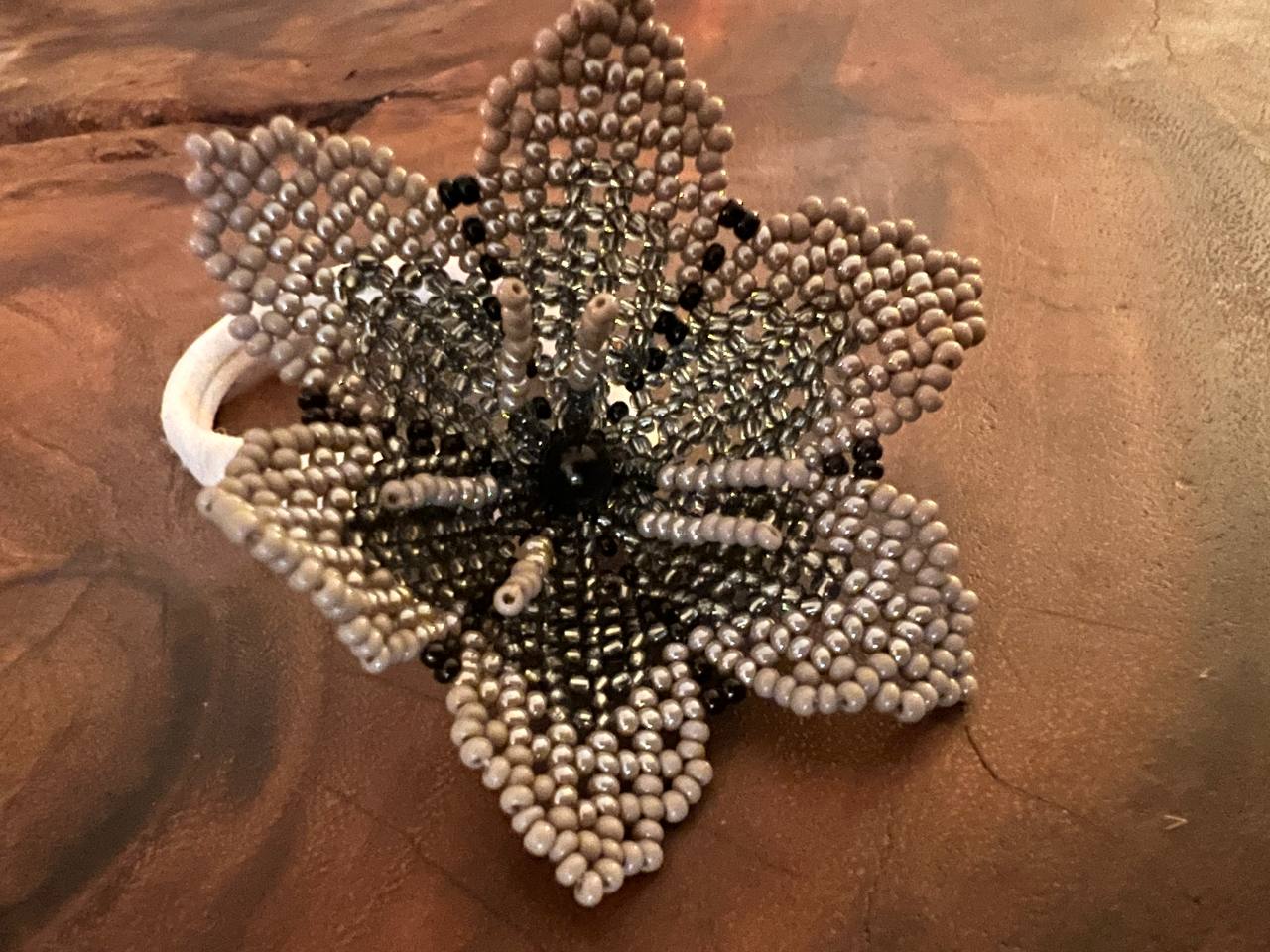 Colourful flower hair ribbon