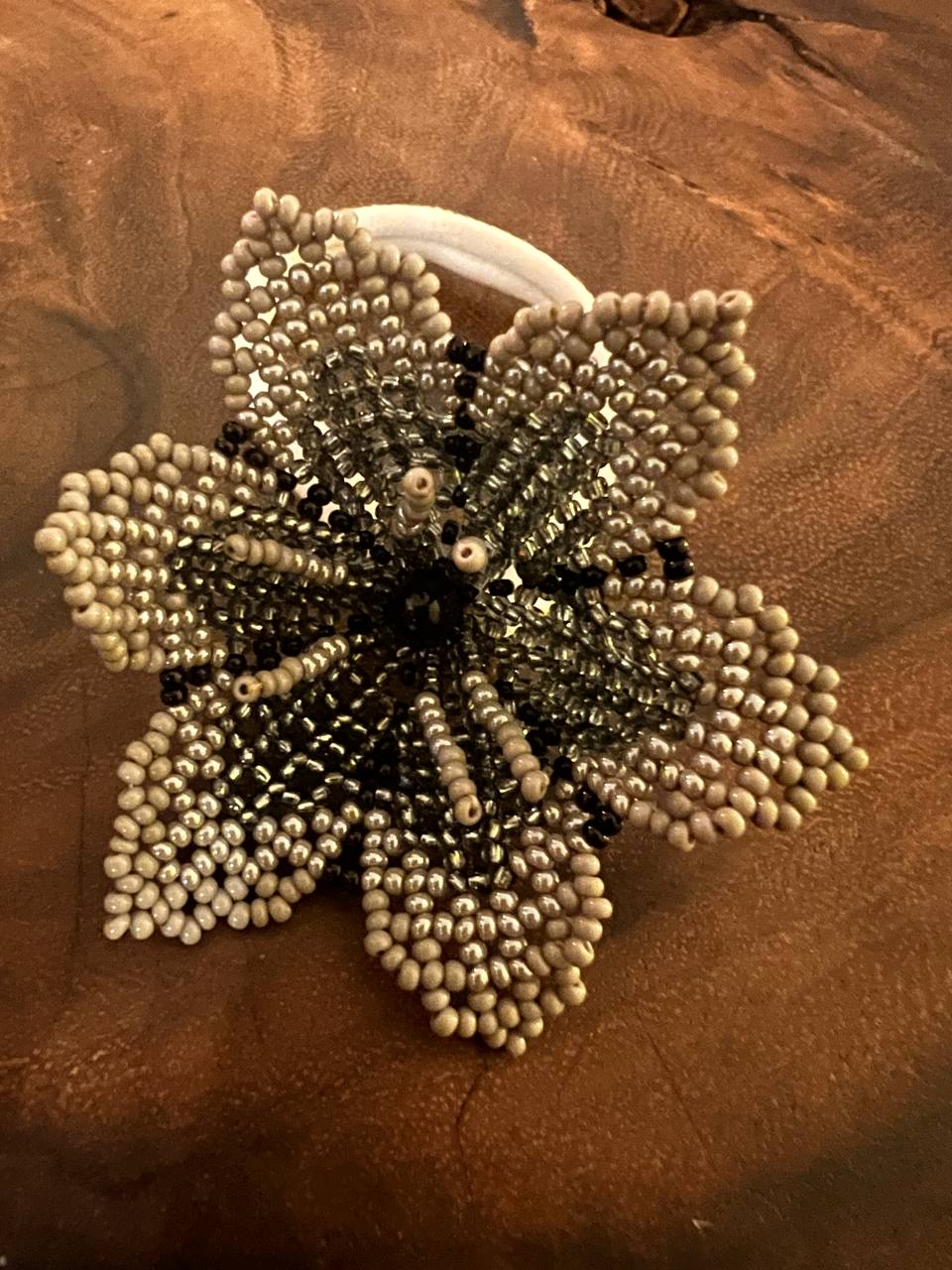 Colourful flower hair ribbon