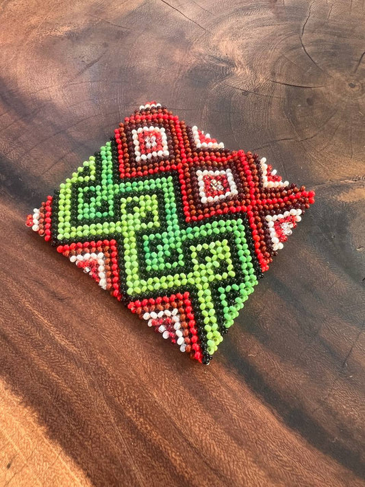 Red green Yawanawá bracelet