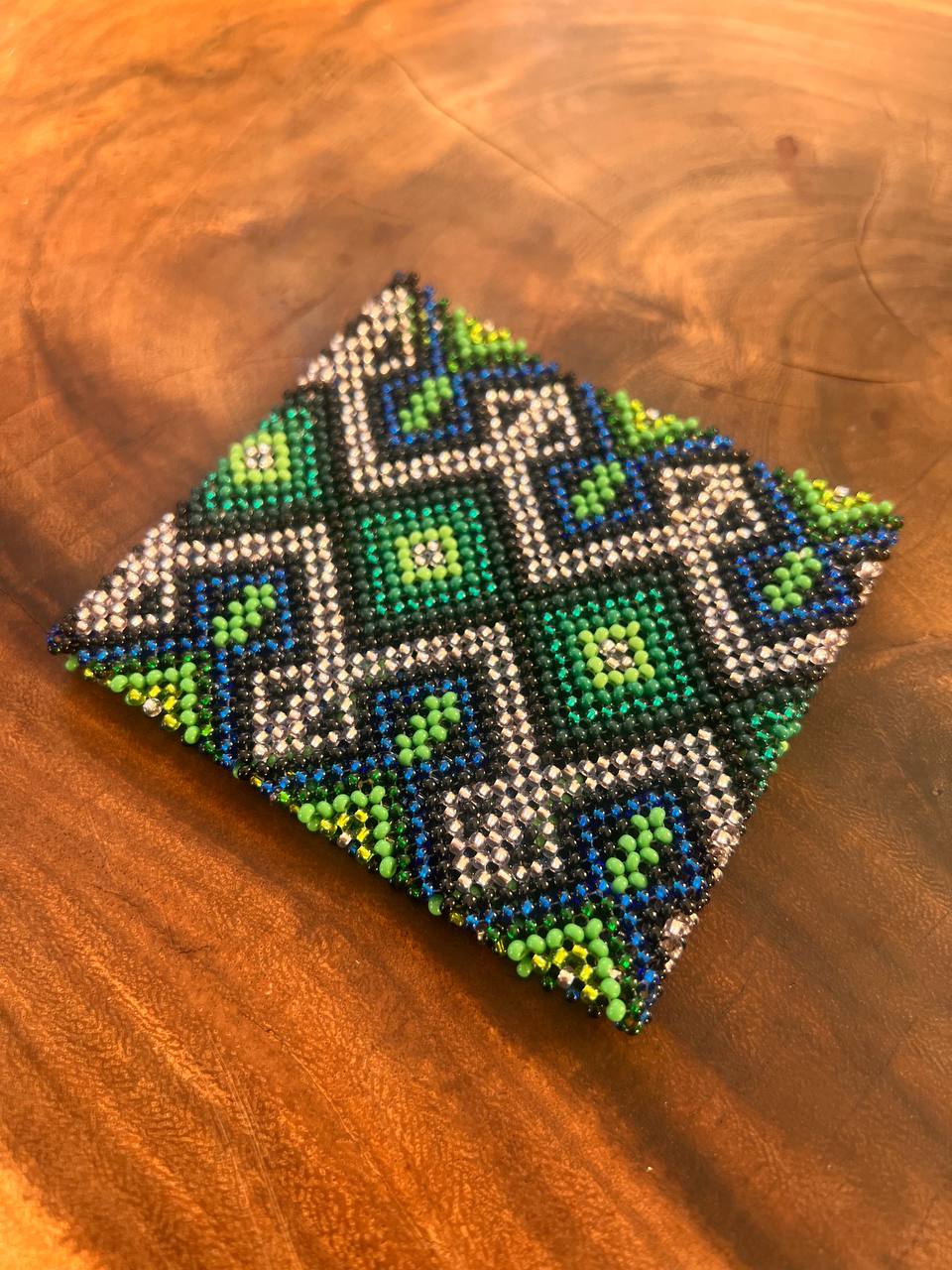 Green blue Yawanawá bracelet