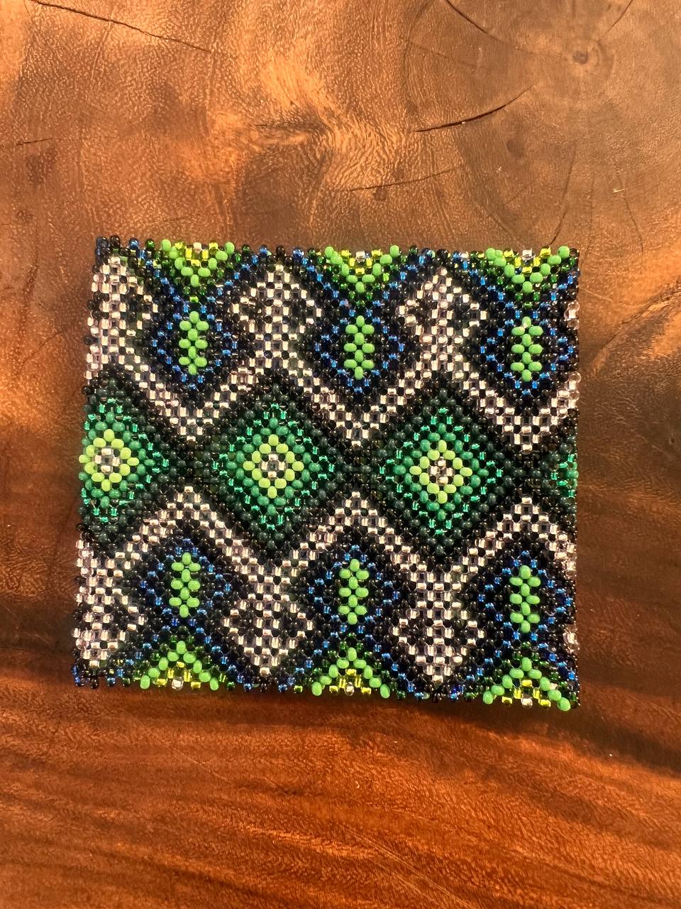 Green blue Yawanawá bracelet