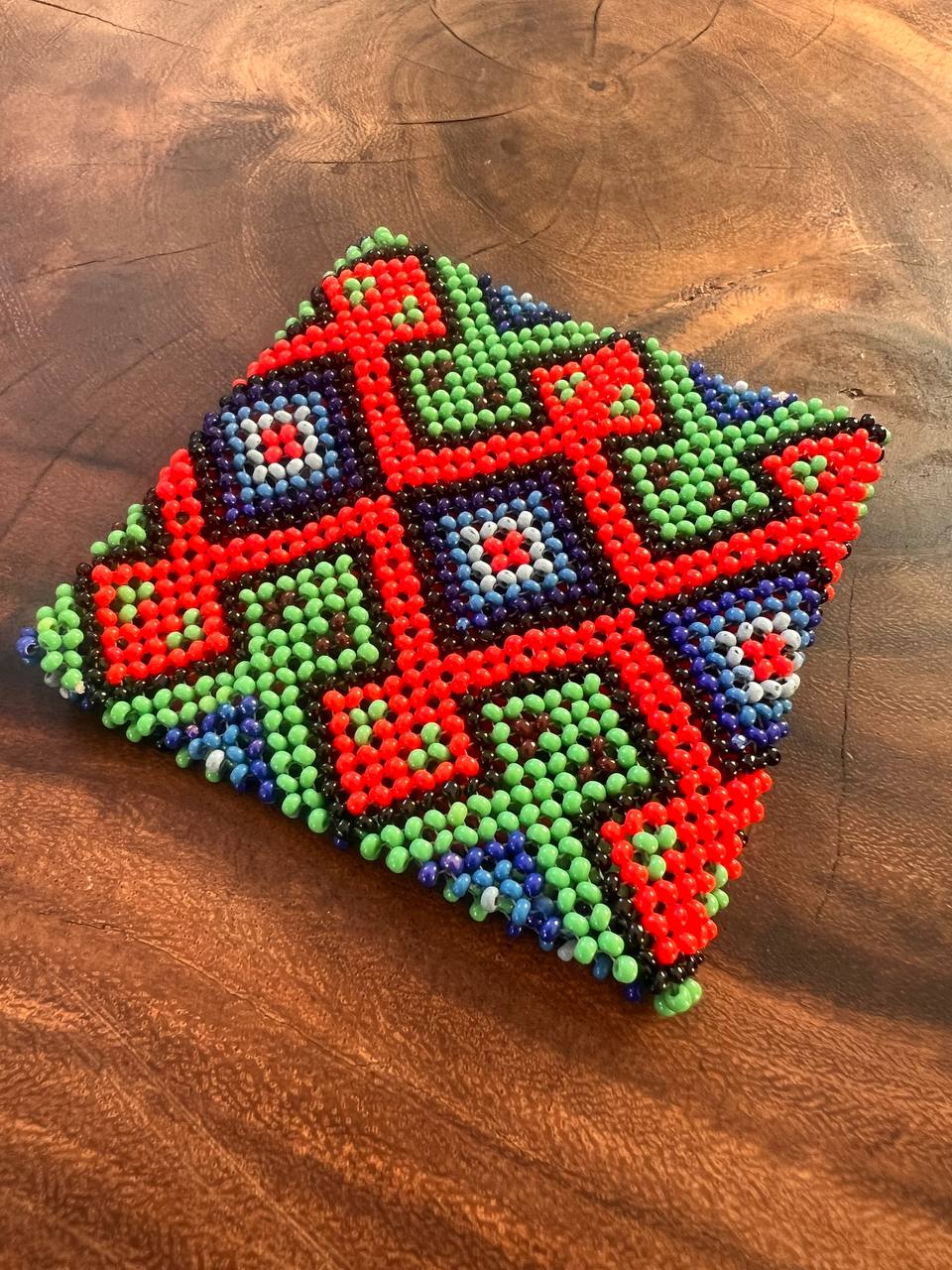 Red blue Yawanawá bracelet