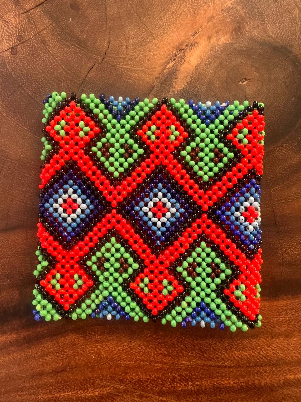 Red blue Yawanawá bracelet