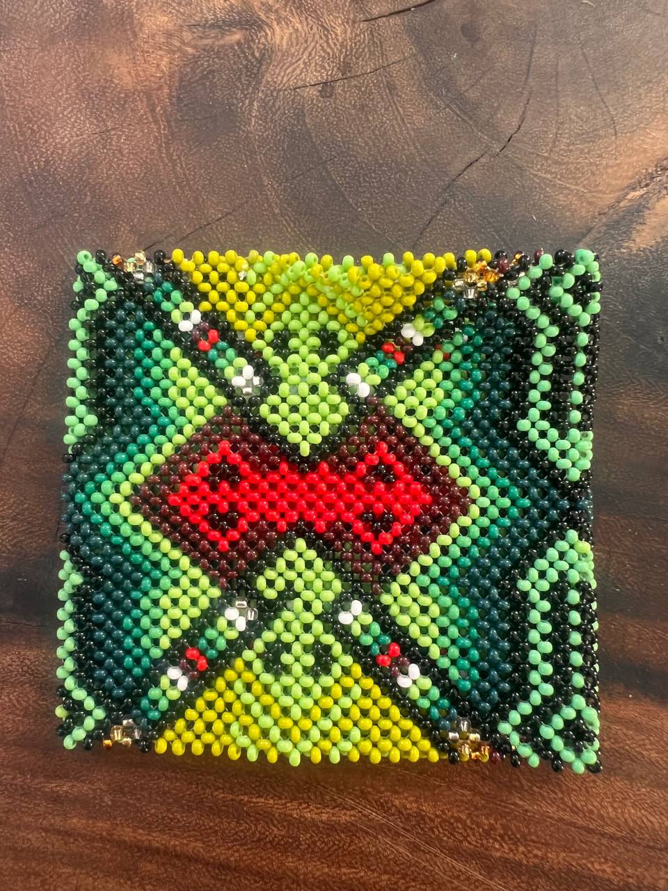 Green red Yawanawá bracelet