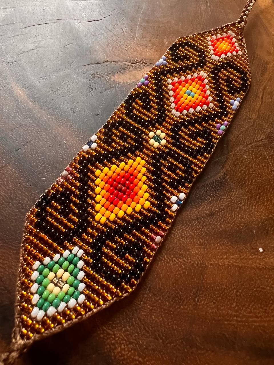 Four elements bracelet 4 cm x 15 cm
