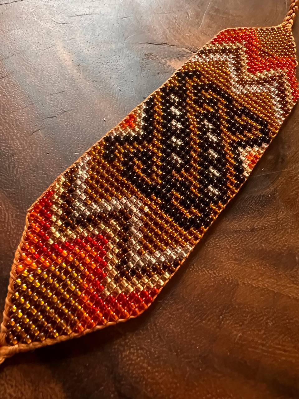 Warm earth bracelet 4 cm x 15 cm