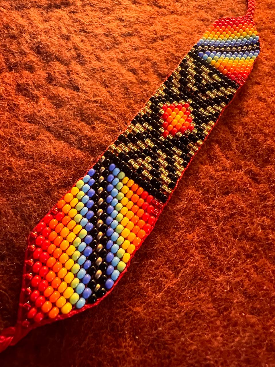 Sun & Rainbow bracelet 2,5 cm x 15 cm