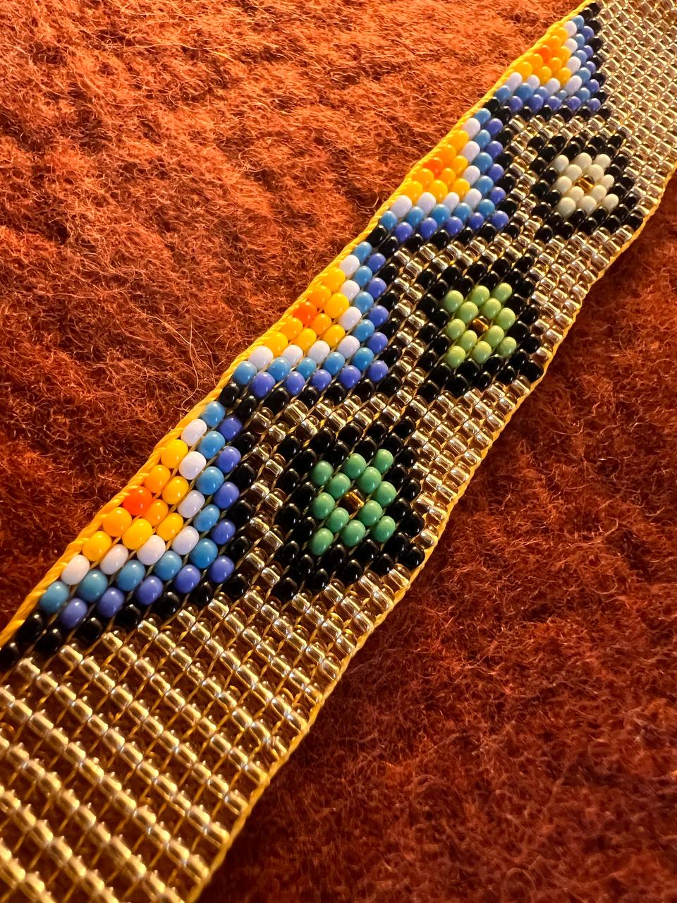 Winter to spring bracelet 2,5 cm x 15 cm