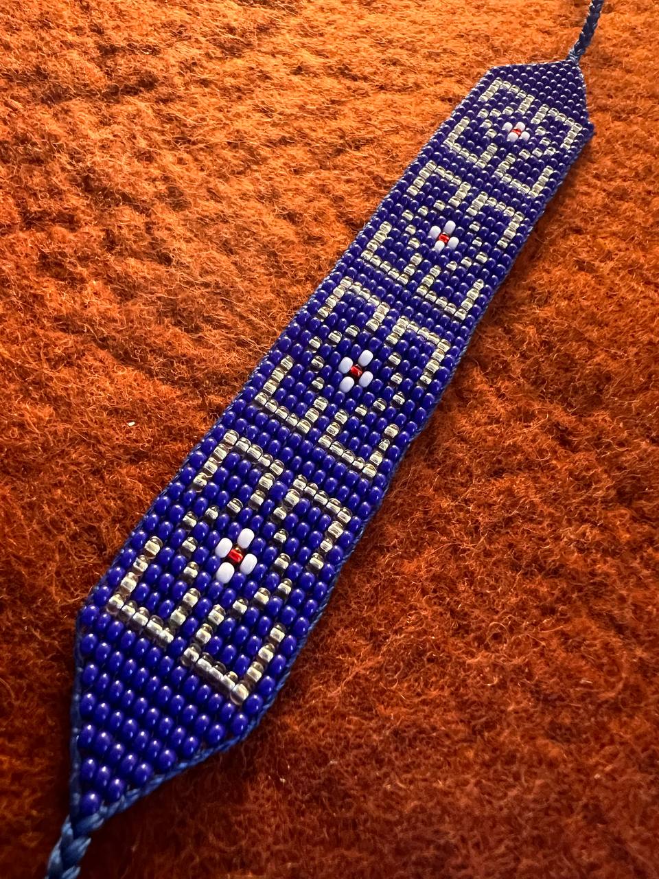 Night sky bracelet 4 cm x 15 cm