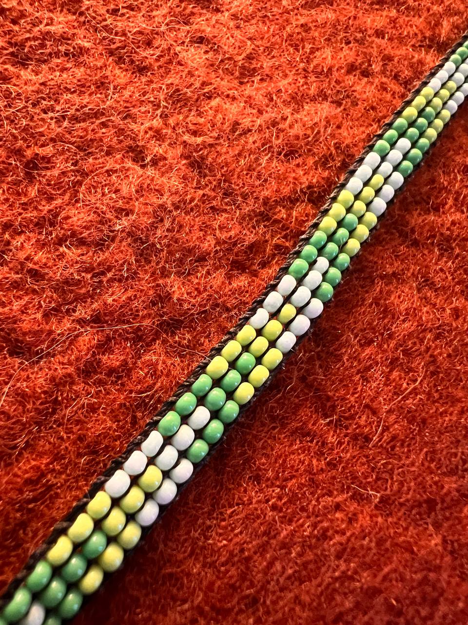 Slim spring forest bracelet 1 cm x 15 cm