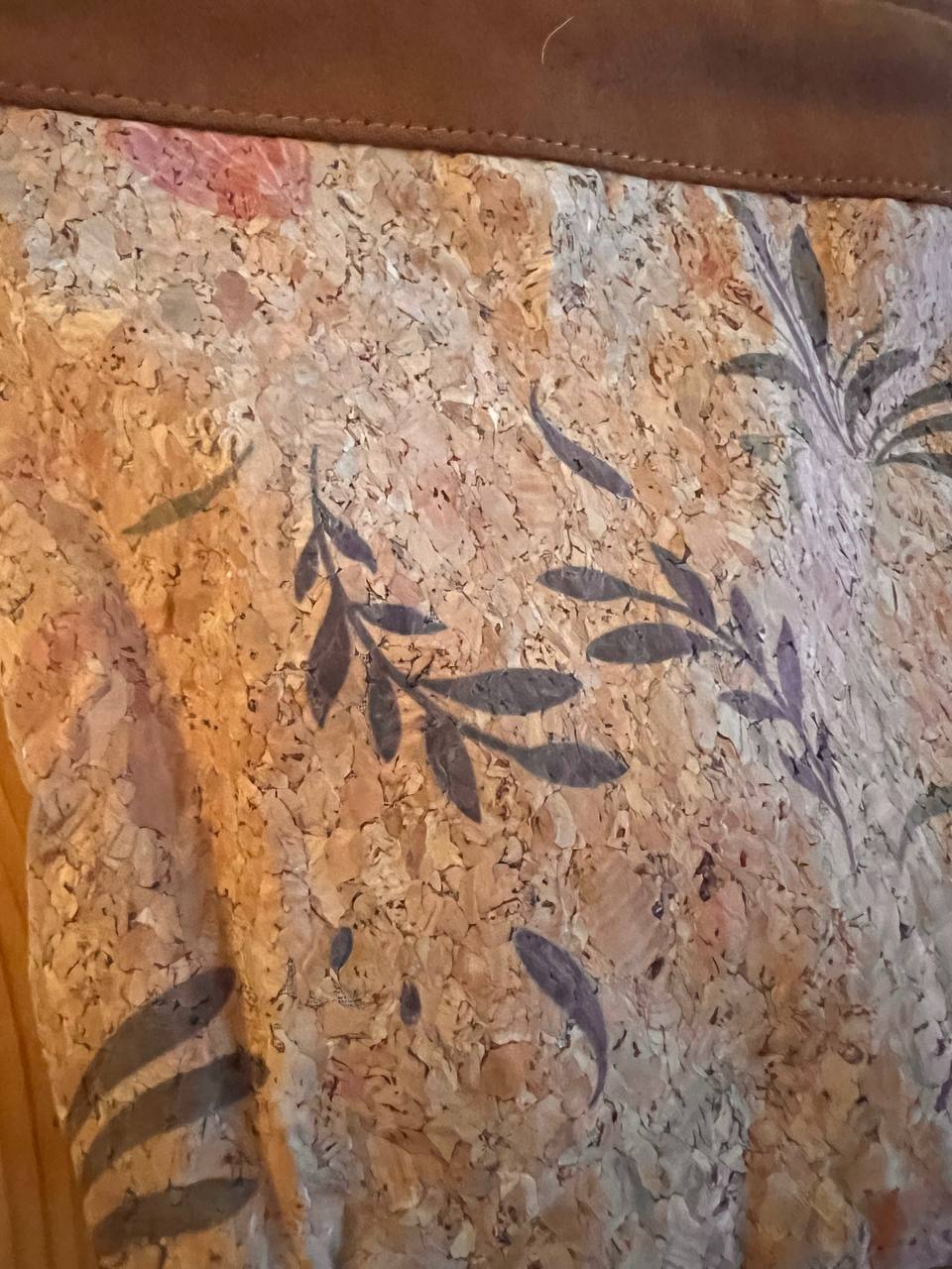 Cork hand bag 22x22 cm