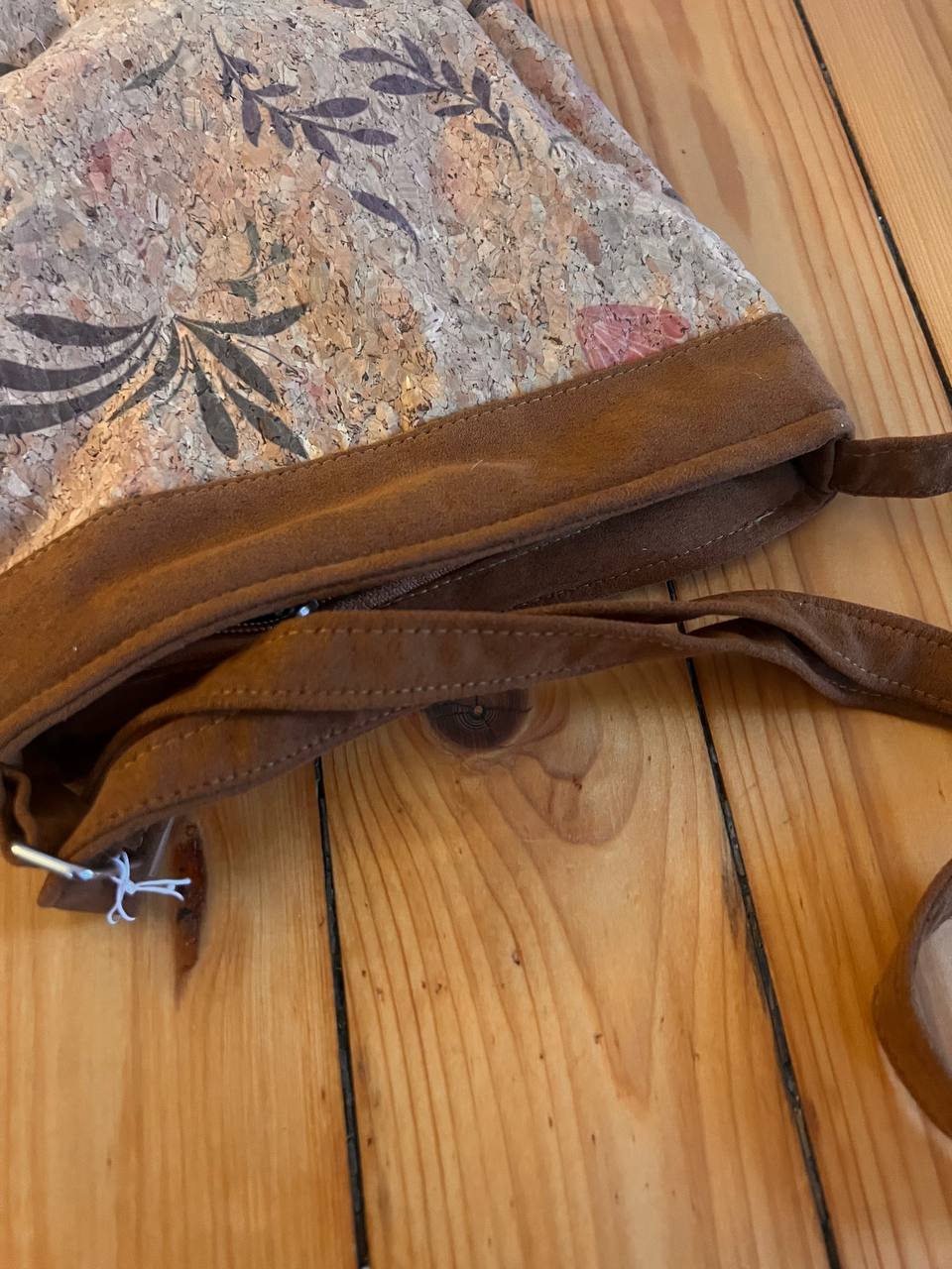 Cork hand bag 22x22 cm