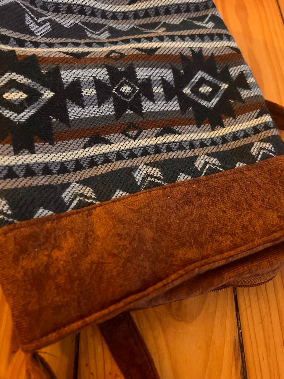 Blue hand bag 22x22 cm