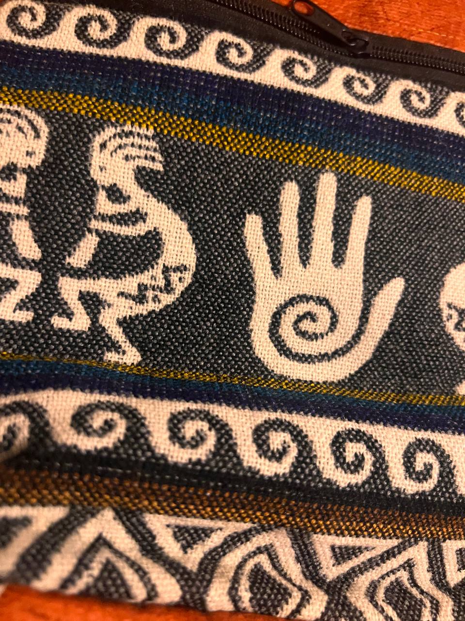 Green hand bag 35x30 cm