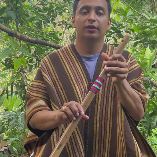 Ruku pingullo - shamanic flute with Tunda from Sibundoy