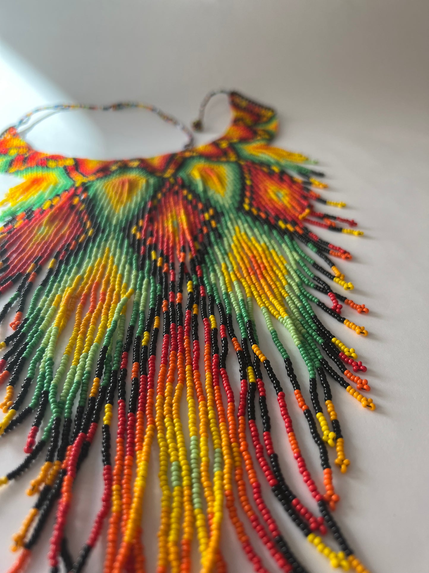 Colourful long necklace - Inga