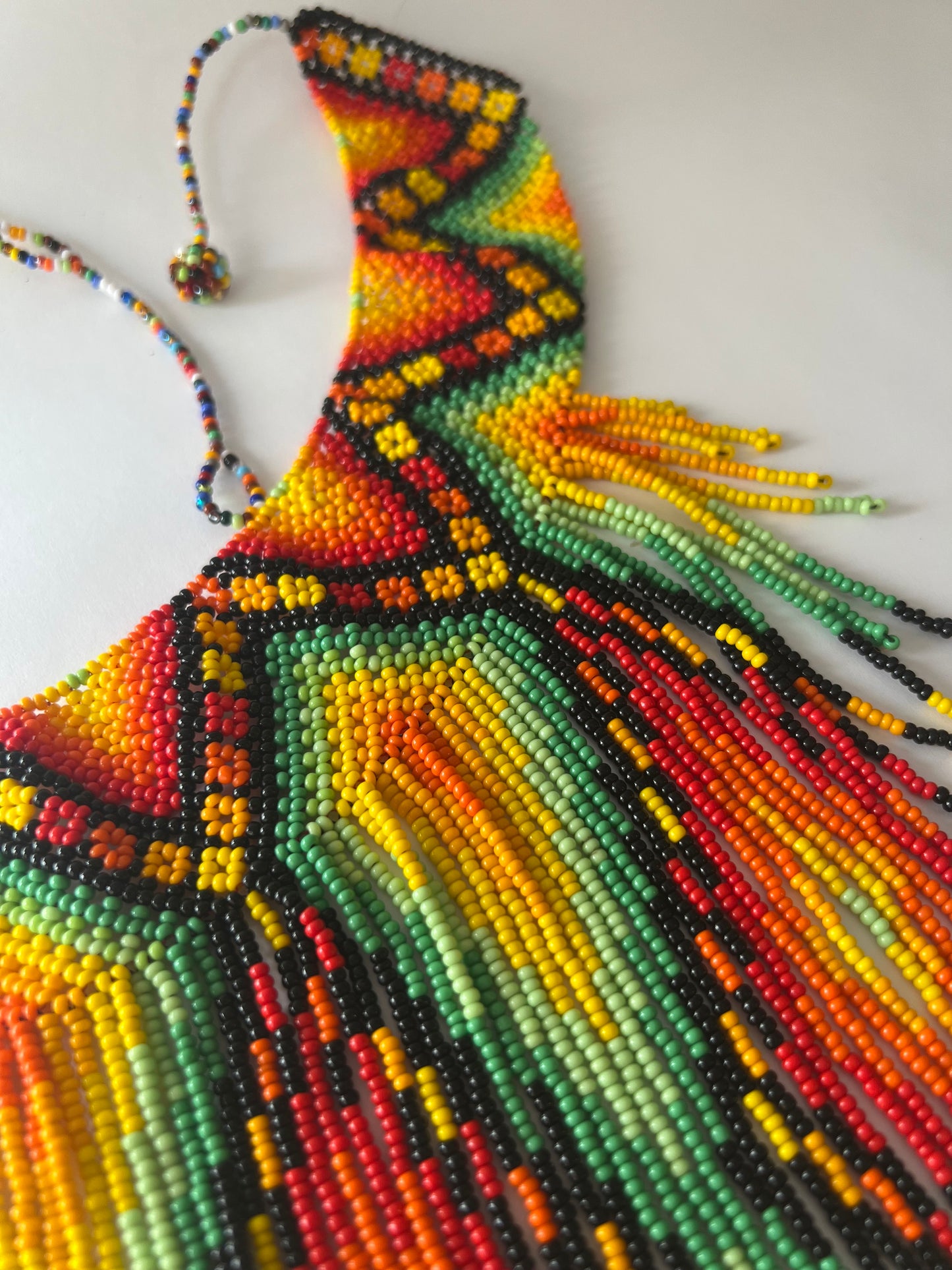 Colourful long necklace - Inga