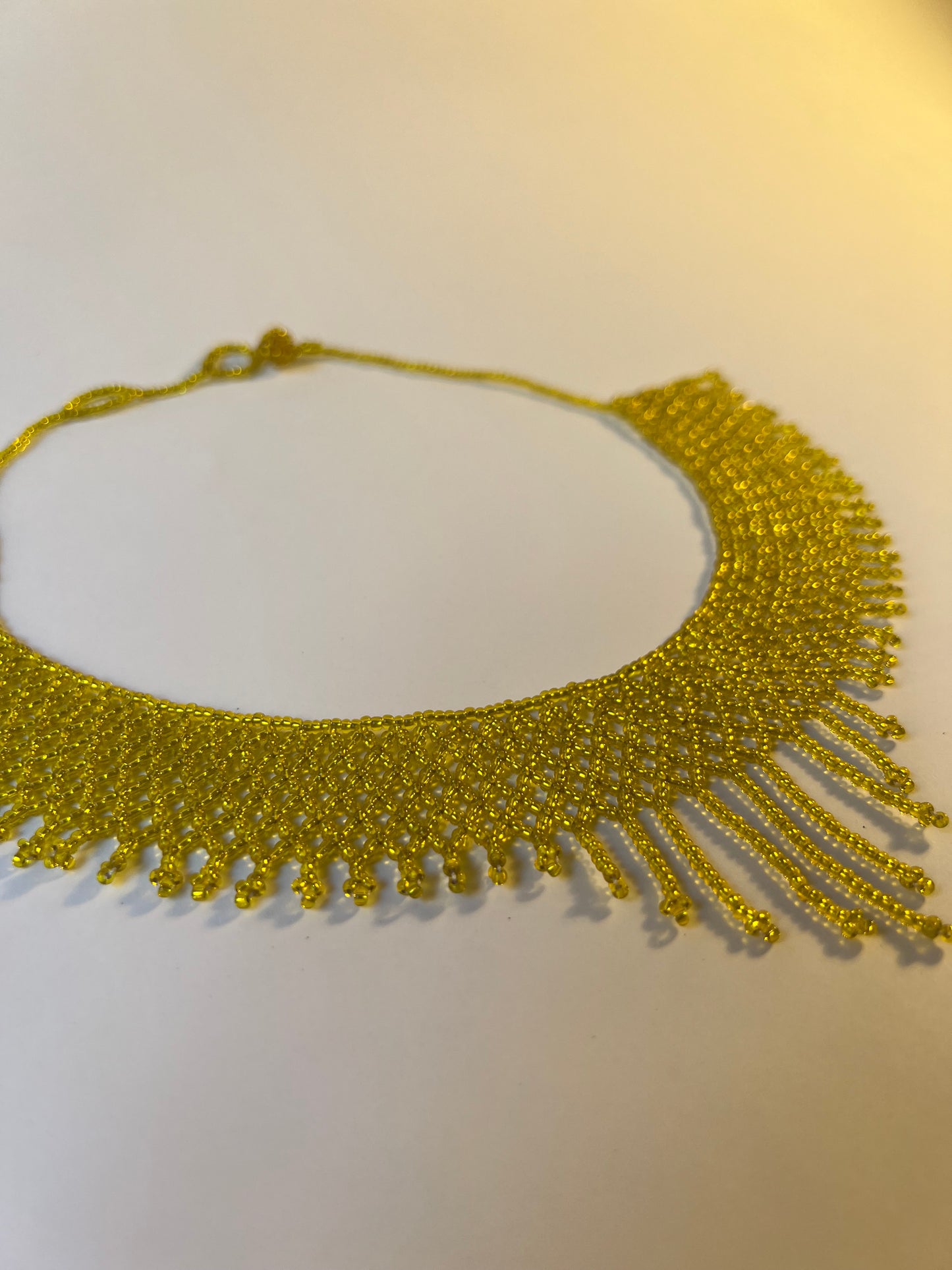 Small yellow necklace