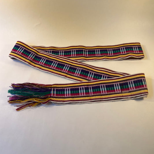 Multicolored ceremony belt 7 cm x 210 cm