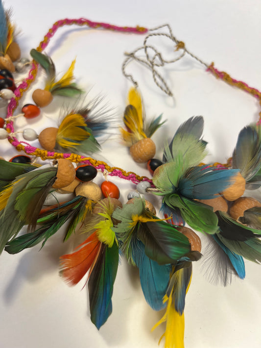 Feather necklace