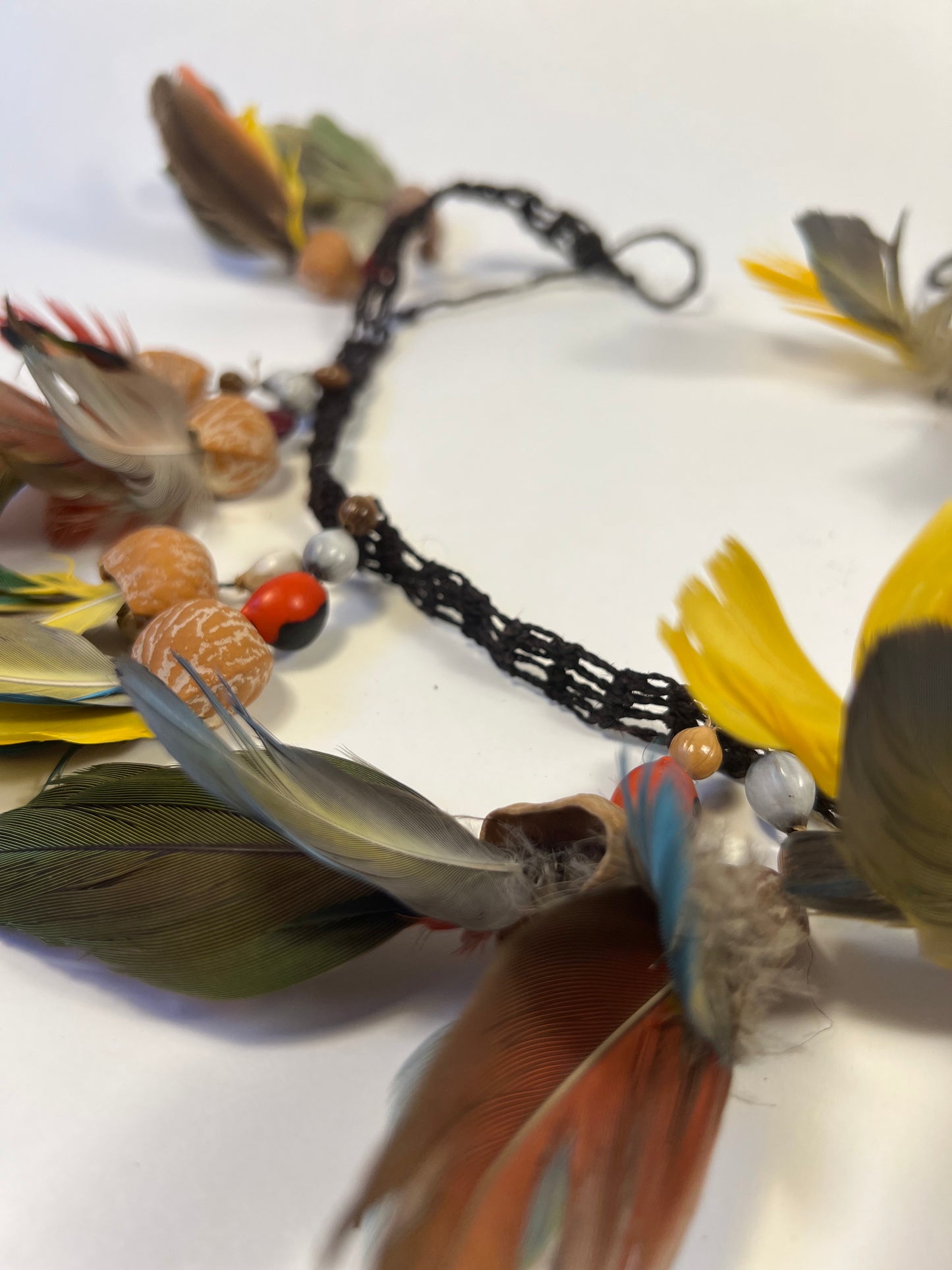 Feather necklace