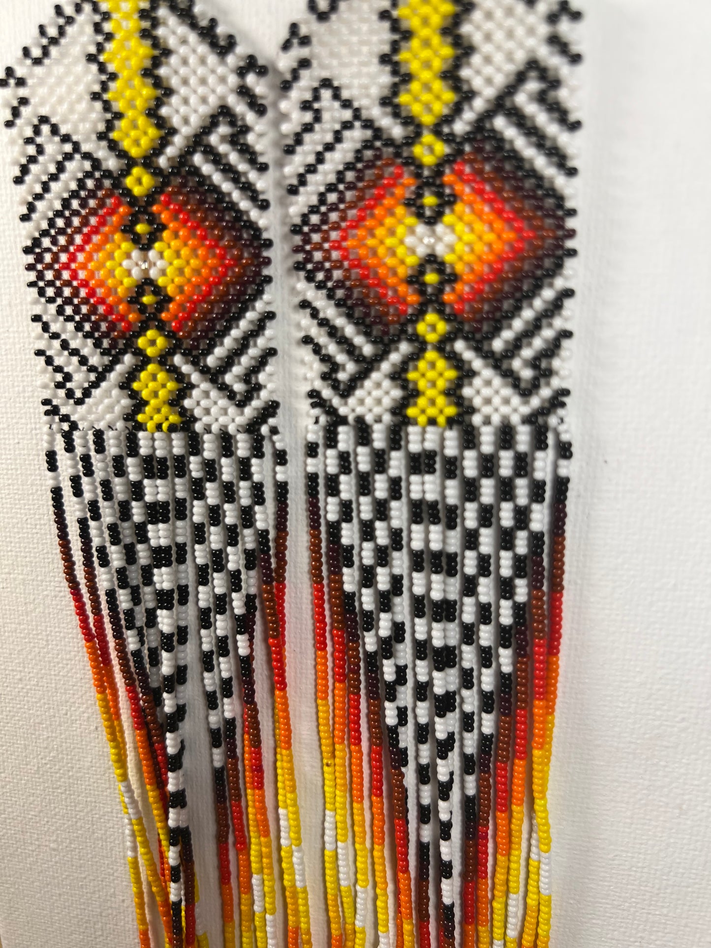 Long Fire earrings Yawanawá