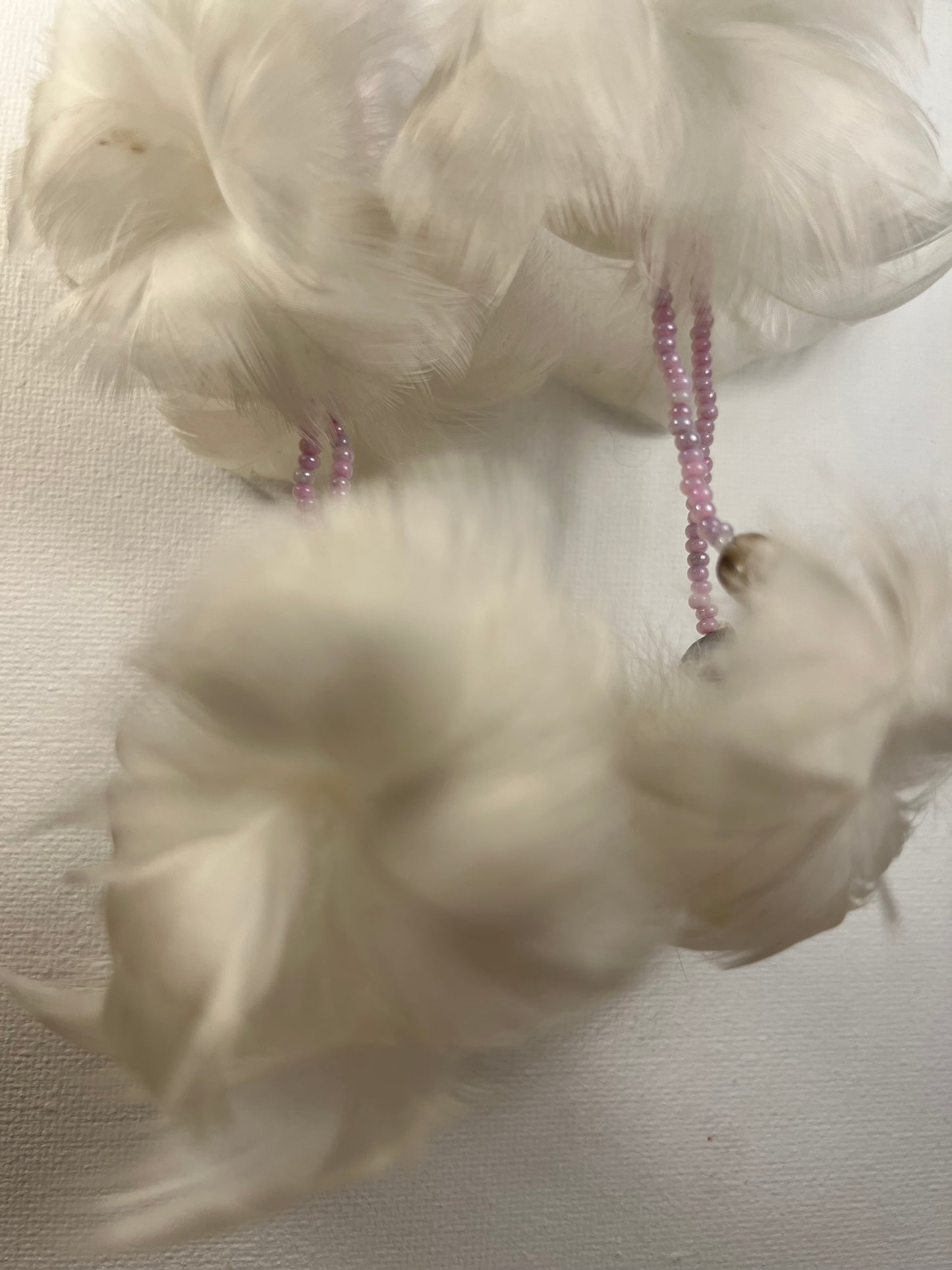 Earrings Huni Kuin feathers