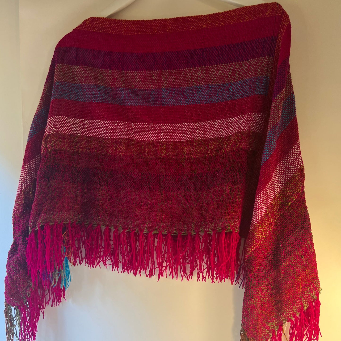 Violet summer poncho