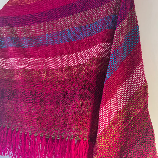 Violet summer poncho