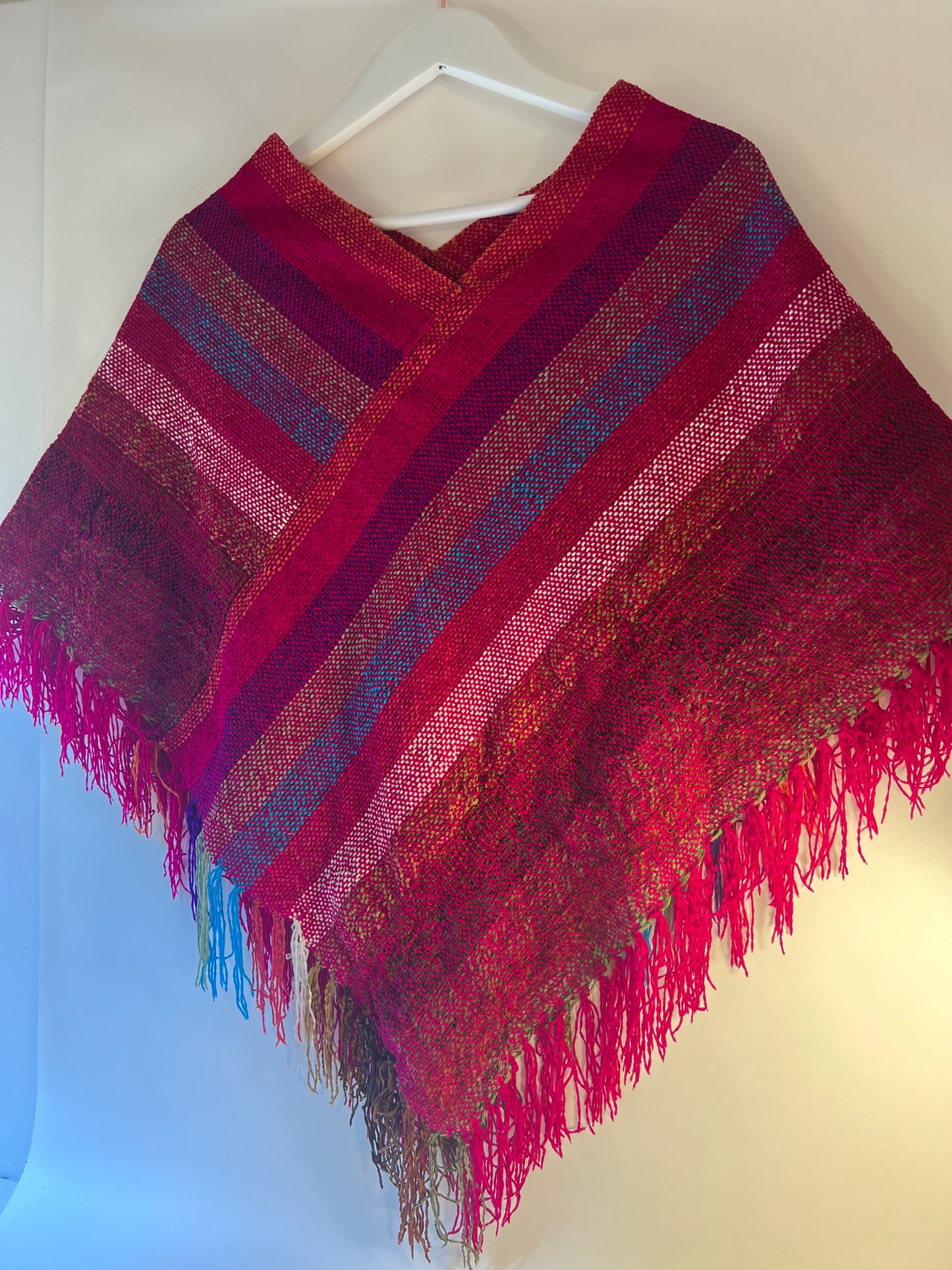 Violet summer poncho