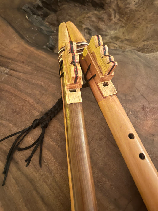 Pentatonische Native Flöte - Doppelt